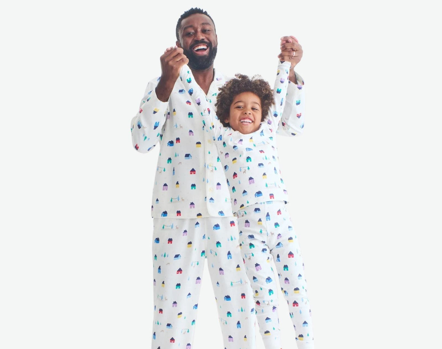 Holiday PJ Set - Rainbow Village