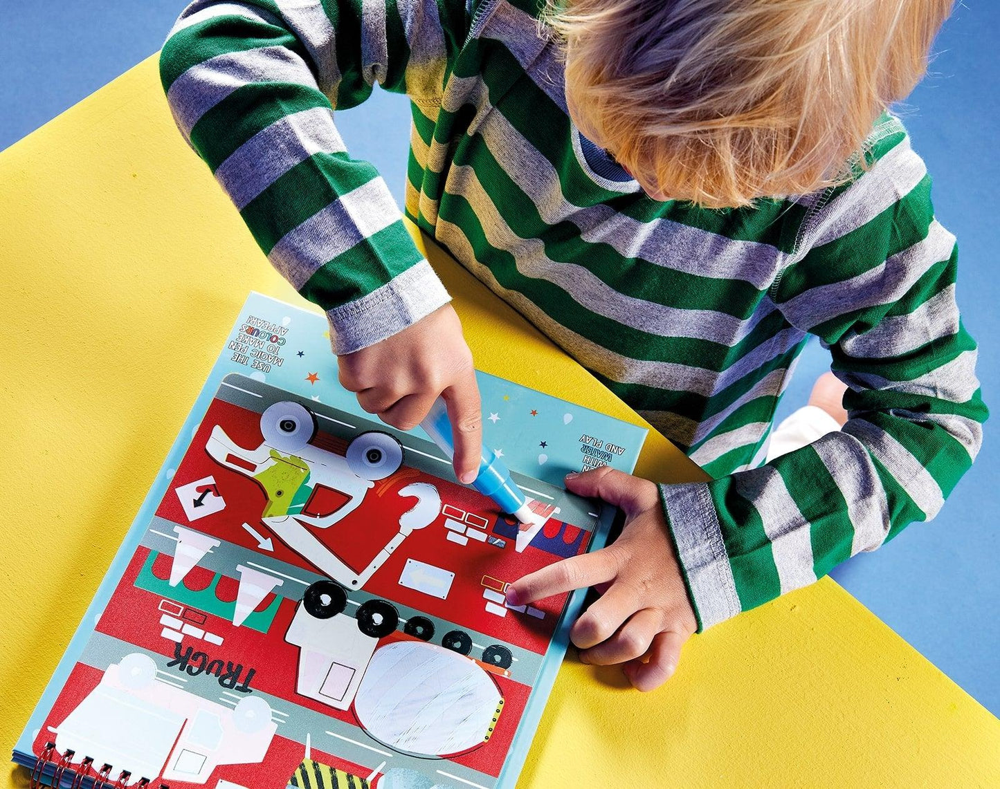 Magic Water Reusable Color-in Pad - Construction