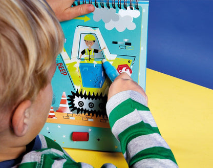 Magic Water Reusable Color-in Pad - Construction