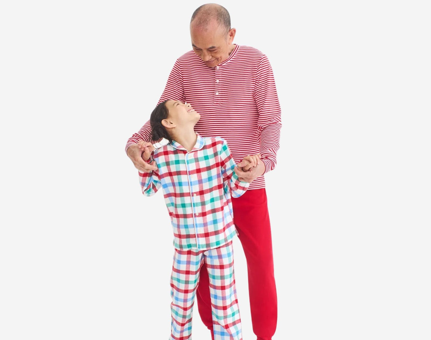 Holiday PJ Set - Peppermint Plaid