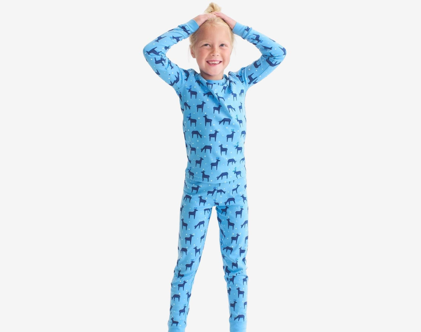 Holiday PJ Set - Snowy Reindeer