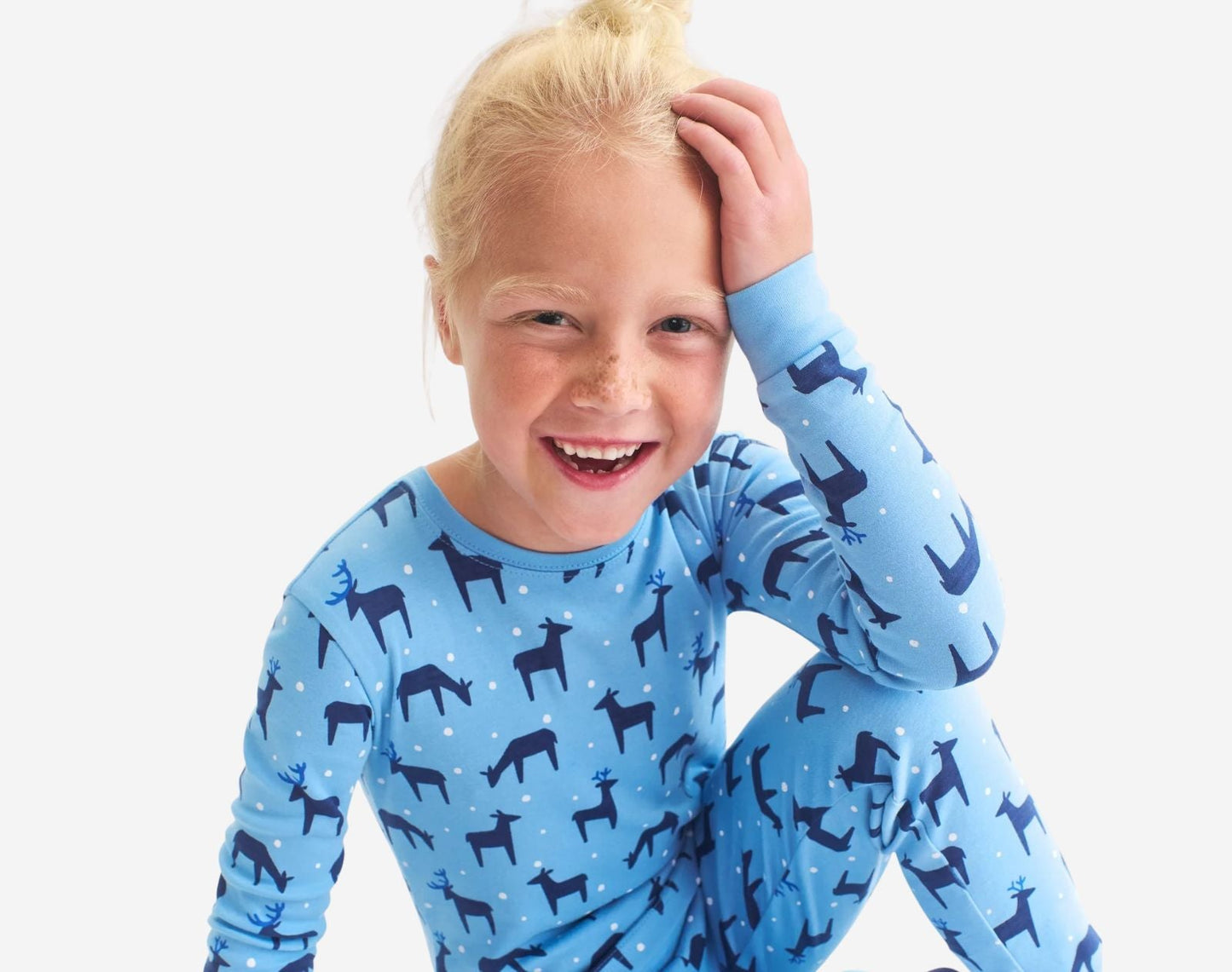 Holiday PJ Set - Snowy Reindeer